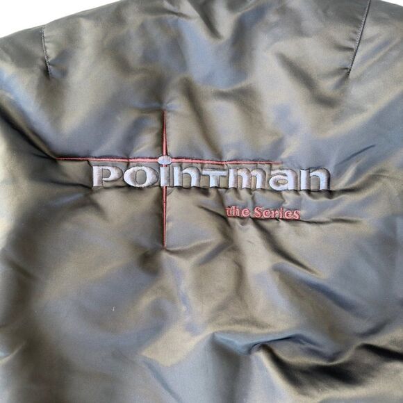 Pointman The Series Cast and Crew Military Style Jacket Black RARE Men's XXL - Picture 6 of 8